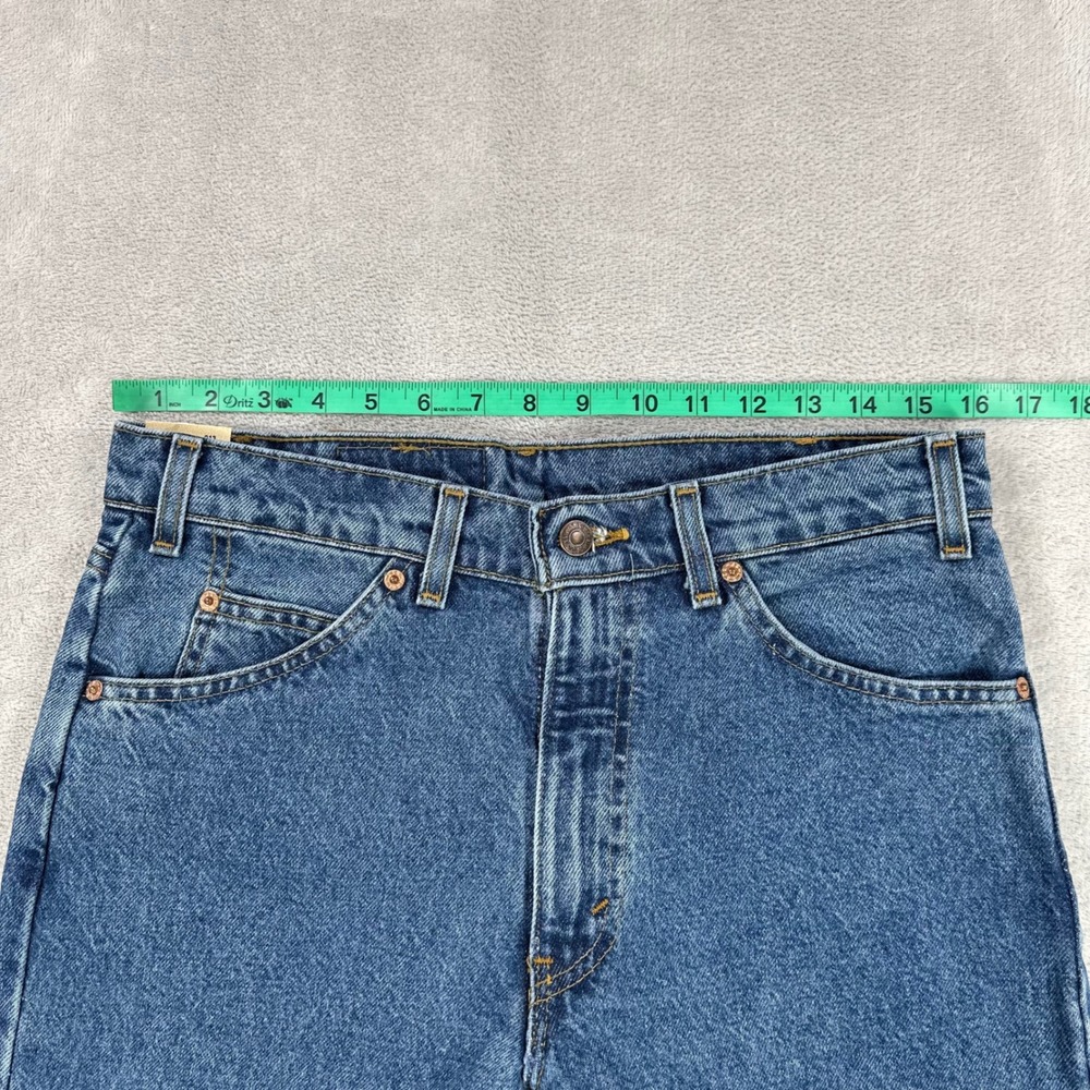 Vintage Levi's 550 Jeans Mens 32x30 Blue Relaxed Fit Orange Tab Made in USA 90s - Picture 13 of 16